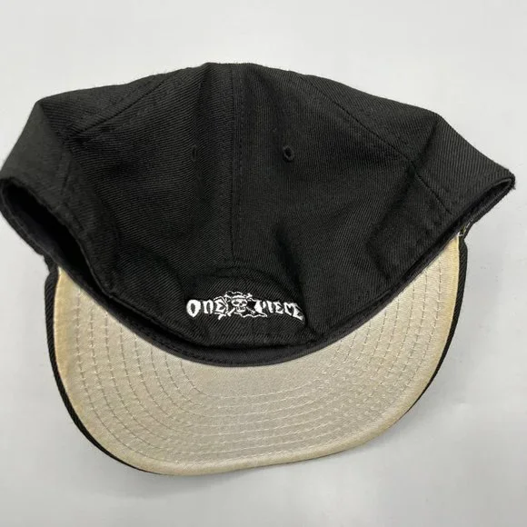 Brook One Piece Hat Men 7 5/8‎ Black 59Fifty New Era Fitted Cap